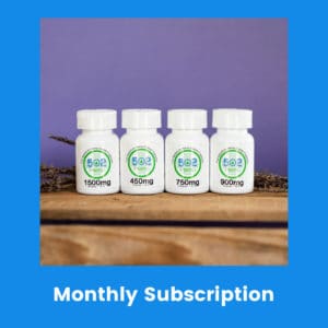 502 Hemp Hemp Extract CBD Capsules- Monthly Subscription