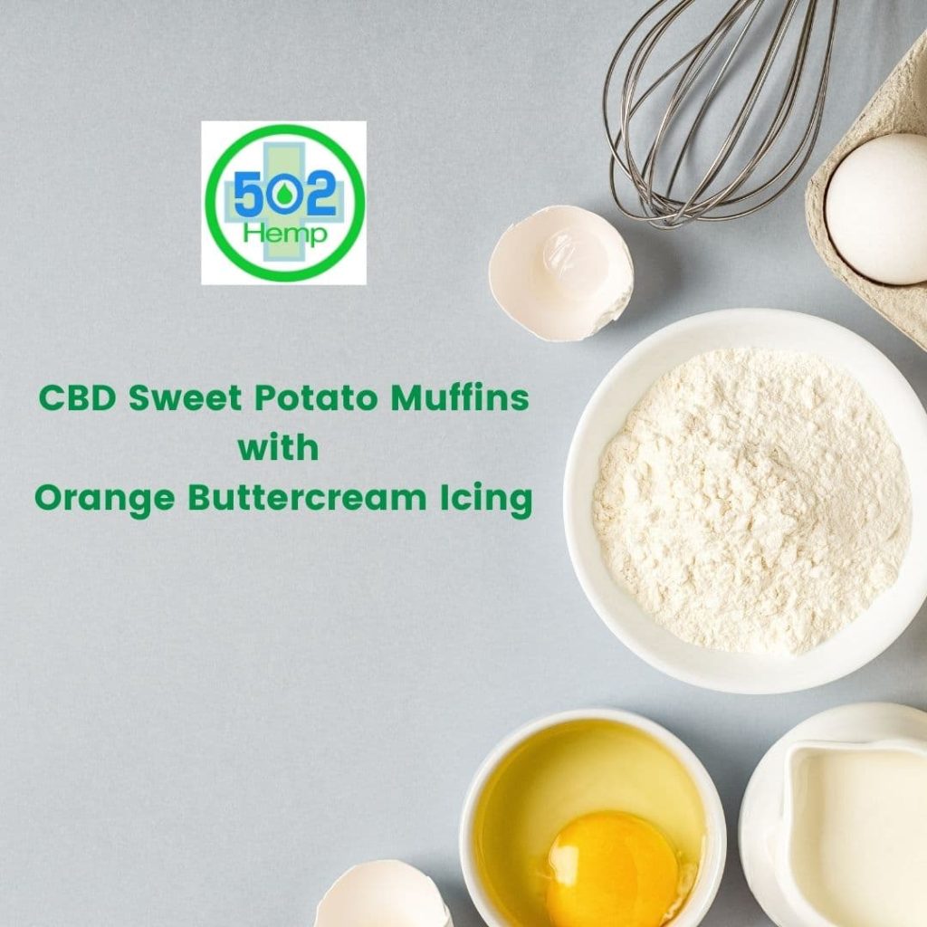 CBD Sweet Potato Muffins
