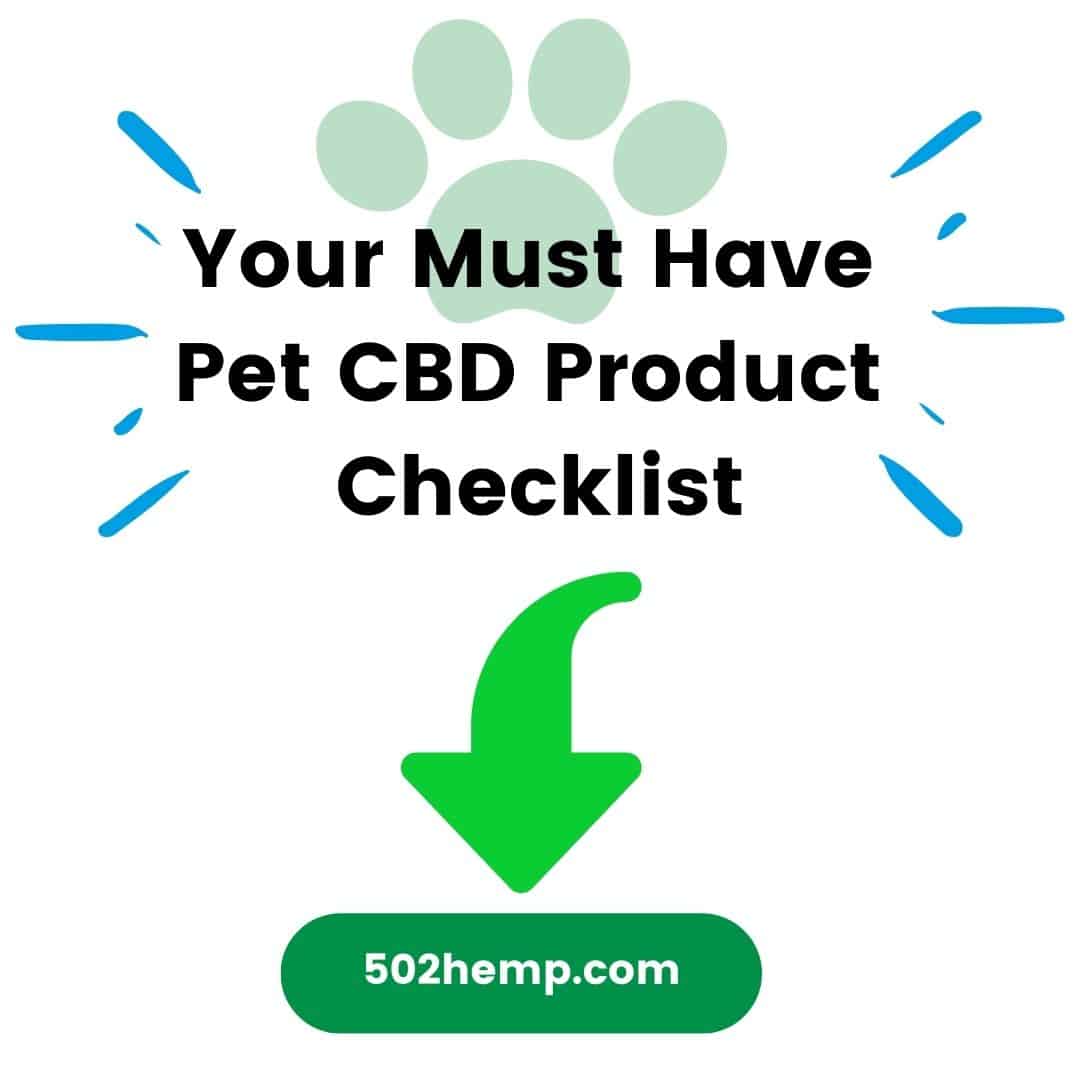 Your Must Have Pet CBD Product Checklist
