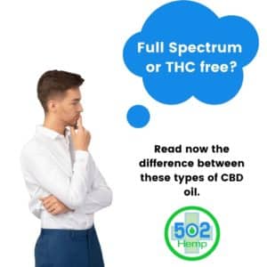 full spectrum and THC free CBD