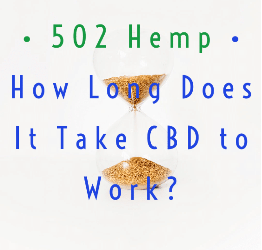 How long does it take CBD to work?