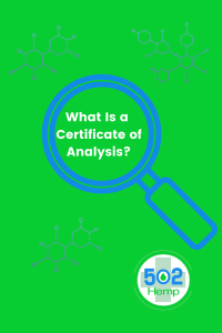 What is a certificate of analysis? 502 Hemp Image