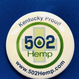 502 Hemp Kentucky Proud Button