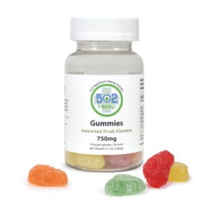 502 Full Spectrum CBD Gummies – 750mg, 30 count – 25mgs per