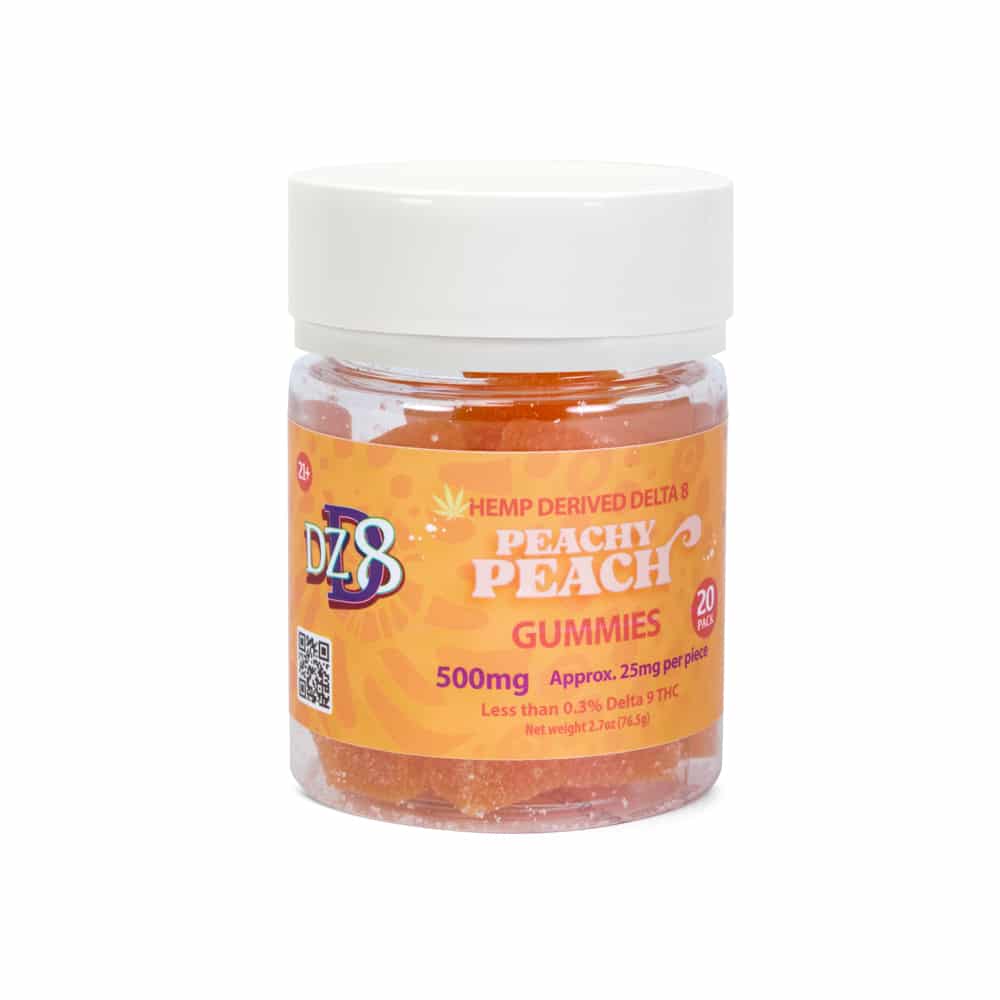 DZD8 Peachy Peach Gummies – Monthly Subscription
