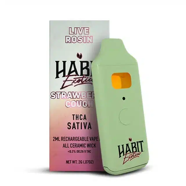 Habit Live Rosin Exotics 2G THCA Disposable Vape