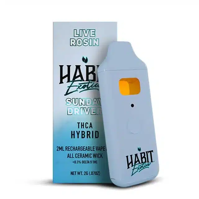 Habit Live Rosin Exotics 2G THCA Disposable Vape