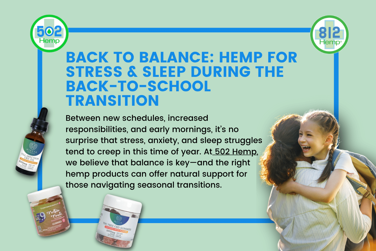 Back to Balance: Hemp for Stress & Sleep During the Back-to-School Transition
