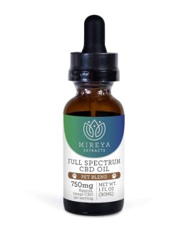 Mireya Extracts Extra Strength Pet CBD Oil 750mg-Monthly Subscription