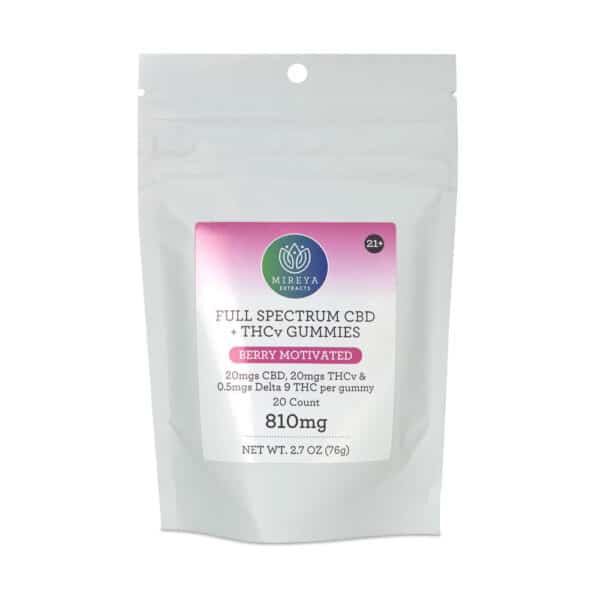 Mireya Extracts Berry Motivated CBD+THCv