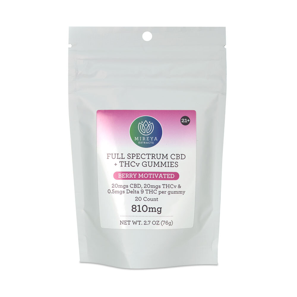 Mireya Extracts Berry Motivated CBD+THCv