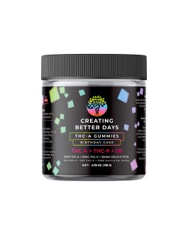 Creating Better Days THCA Birthday Cake Gummies