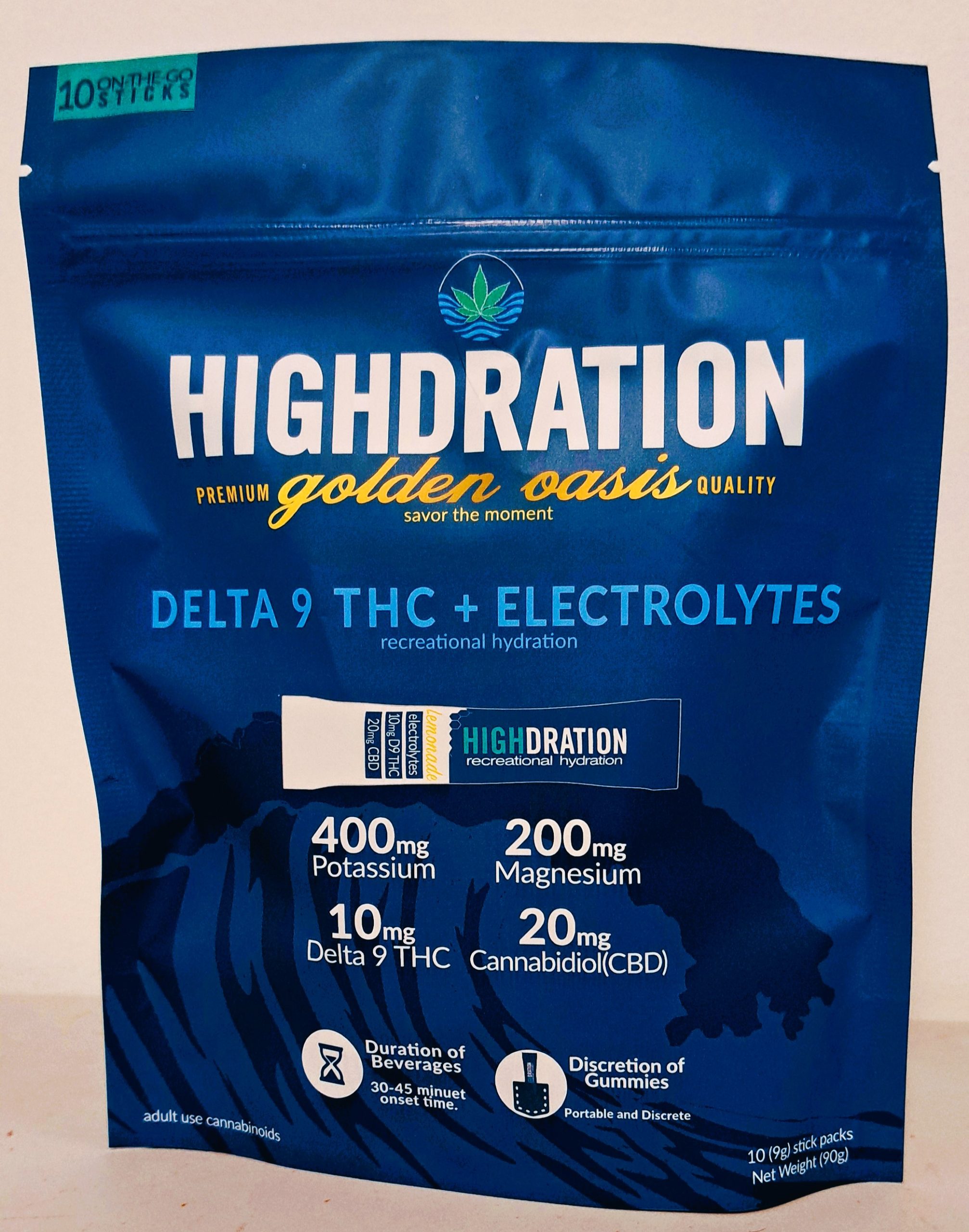 Highdration Electrolytes+THC Drink Powder