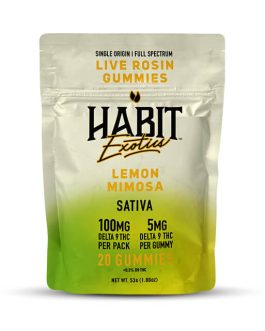 Habit Exotics Delta 9 THC Live Rosin Gummies