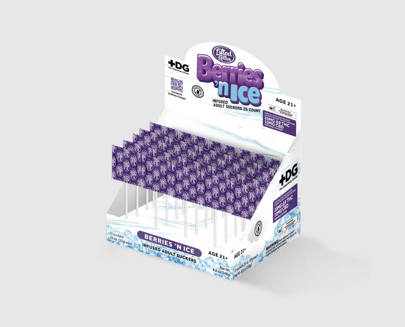 Lifted Lollies 20mg Delta 9 THC+10mg CBD