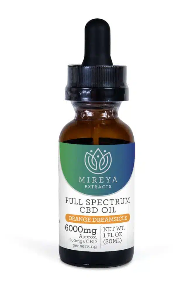 Mireya Extracts Orange Dreamsicle 6000mg Maximum Strength CBD